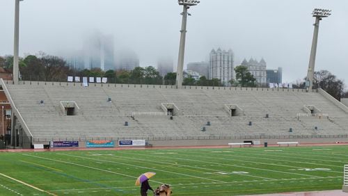 Grady Stadium in Atlanta could be renamed by the Atlanta school board. (JOHN SPINK/AJC FILE PHOTO)