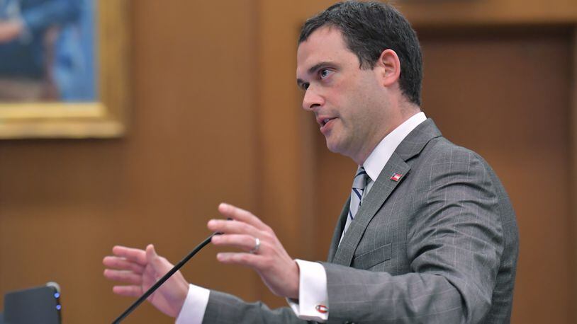 Josh Belinfante, an attorney for for the state, moved Thursday to throw out a federal voting rights case challenging Georgia’s “exact match” voter registration policy and absentee ballot cancellation practices. Belinfante is pictured during arguments in a 2019 case before the Georgia Supreme Court. HYOSUB SHIN / HSHIN@AJC.COM