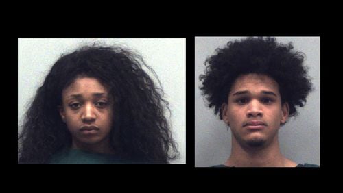 Bailey Foney-Ray (left) and Christopher Tavarez face murder charges in connection with a Gwinnett County shooting. (Credit: Gwinnett County Sheriff's Office)