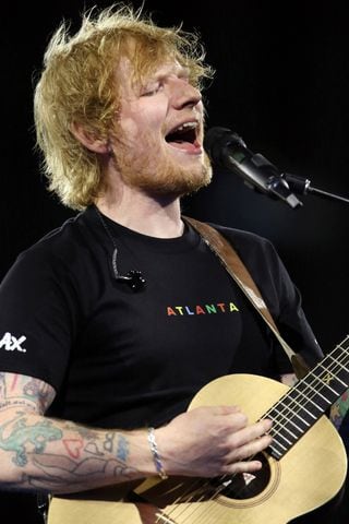 Ed Sheeran rocked a sold-out Mercedes Benz Stadium on Saturday, May 27, 2023 on his +=÷x tour. Georgia native Khalid and British singer Dylan opened the show.
Robb Cohen for the Atlanta Journal-Constitution