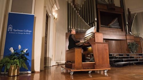 Even though she is no longer in the classroom, Dr. Joyce Johnson still teaches mandatory basic piano courses for music majors and consistently plays at events on campus as a result of her deep fondness of the institutions. (Courtesy of Spelman College/Twitter)