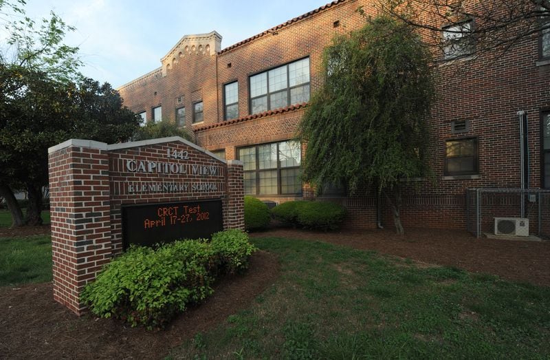 The former Capitol View Elementary School is on a list of properties that Atlanta Public Schools could potentially dispose of. (AJC file photo)