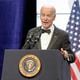 President Joe Biden speaks at the Asian Pacific American Institute for Congressional Studies' 30th annual gala, Tuesday, May 14, 2024, in Washington. He will be the commencement speaker at Morehouse College on Sunday. (AP Photo/Mariam Zuhaib)