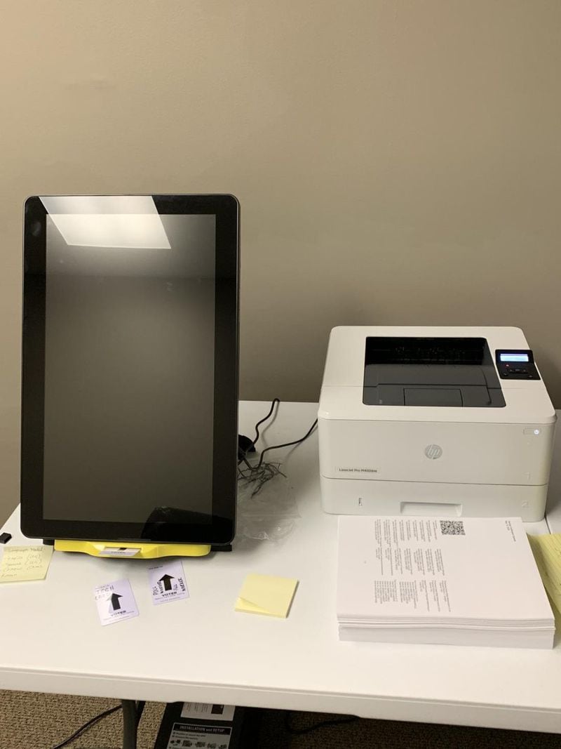 Georgia’s new voting machines passed tests by a private company, Pro V&V, to ensure their accuracy and reliability. Dominion Voting Systems is selling Georgia 30,000 touchscreens that are attached to printers to create paper ballots.