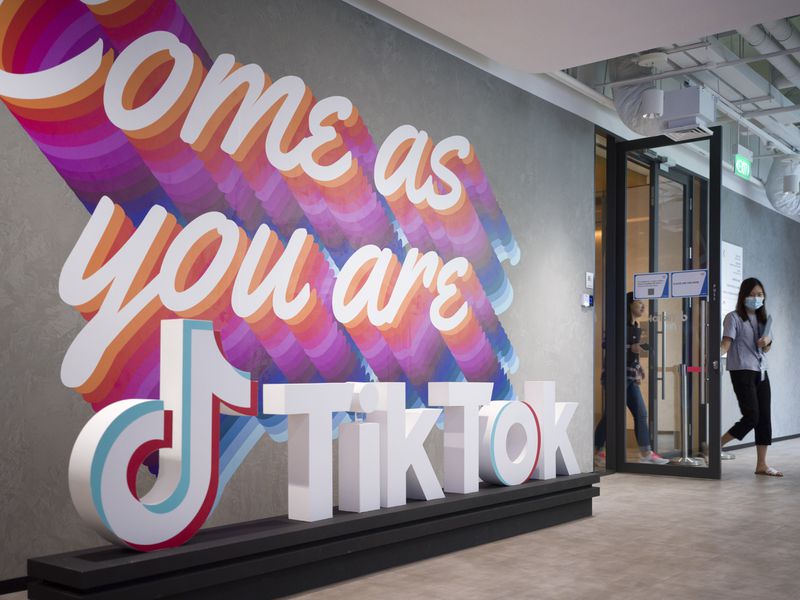 The office for ByteDance, which owns TikTok, in Singapore on Jan. 26, 2023. On Wednesday, The New York Times reported the White House has demanded the company either separate itself from its Chinese owners or face a total ban in the United States. (Ore Huiying/The New York Times)