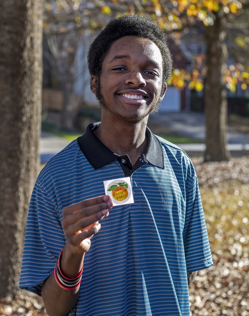 Niles Francis, 19, is election forecaster for Decision Desk HQ. He has appeared as a commentator on MSNBC, and the 20,000-plus followers on his Twitter account include local and national political journalists. (Alyssa Pointer / Alyssa.Pointer@ajc.com)