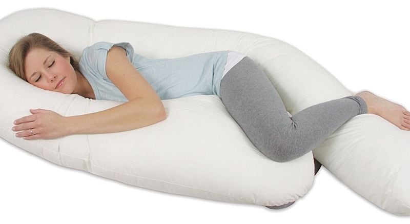 Using a full body pillow may also help with snoring.