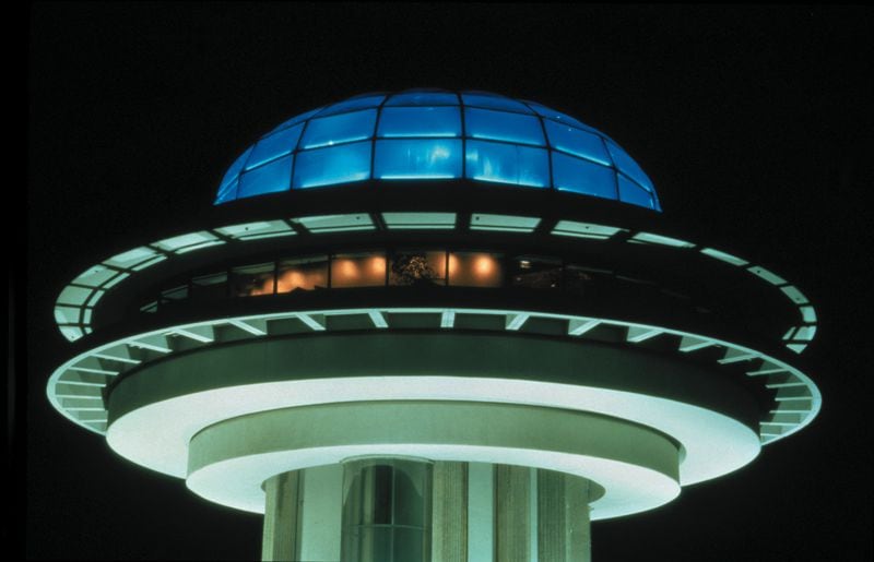 This is a 2005 shot of the Polaris restaurant atop the Hyatt Regency in downtown Atlanta. (File photo)