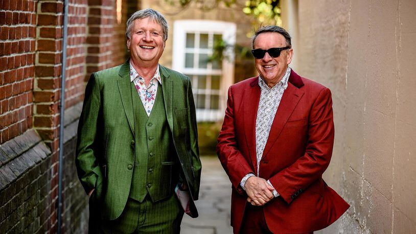 Glenn Tillbrook (left) and Chris Difford (right) formed Squeeze in 1974. They will be at Chastain Sept. 16, 2023. PUBLICITY PHOTO