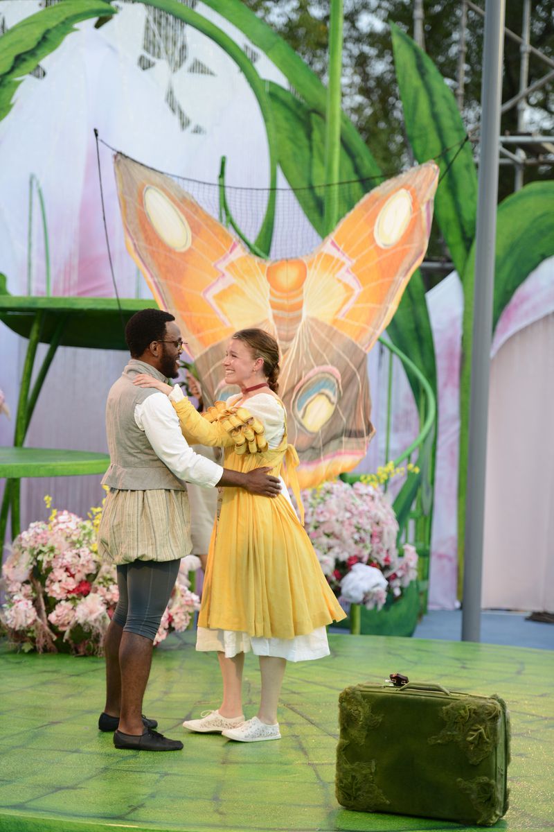 The Alliance Theatre's adaptation of "A Midsummer Night's Dream" will be performed outdoors at the Atlanta Botanical Garden through Oct. 21. CONTRIBUTED: ALLIANCE THEATRE