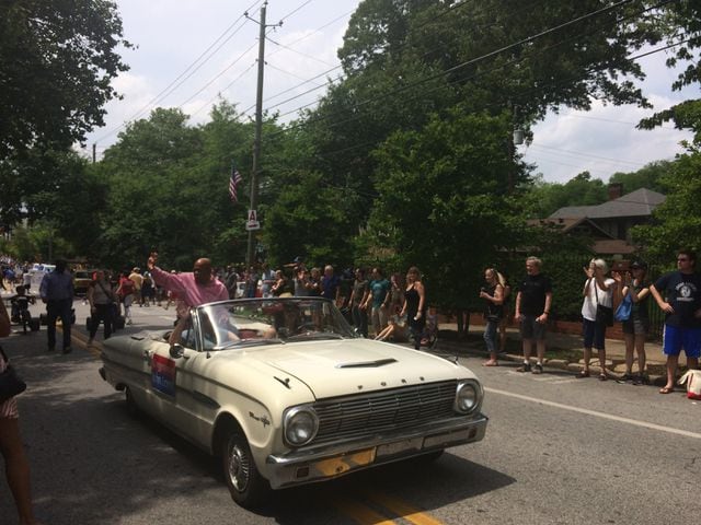 John Lewis at the 46th Annual Inman Park Festival and Tour of Homes