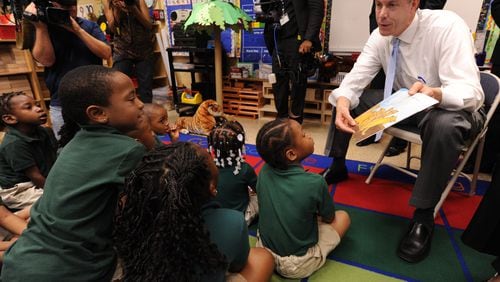 In Atlanta five years ago, U.S. Education Secretary Arne Duncan read to children at  Boyd Elementary School.