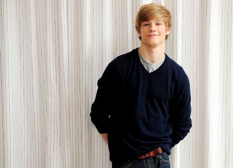 This is Lucas Till at the W Hotel in Buckhead for that press tour stop on April 6, 2009.