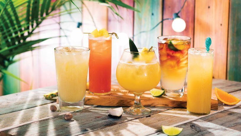 Cocktails will be $2.18 all day New Year’s Eve at Bahama Breeze. Photo credit: Linda Costa Communications Group.