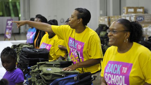 Atlanta Public Schools will hold its annual back-to-school bash and backpack distribution event on July 31. Daniel Varnado/AJC FILE PHOTO