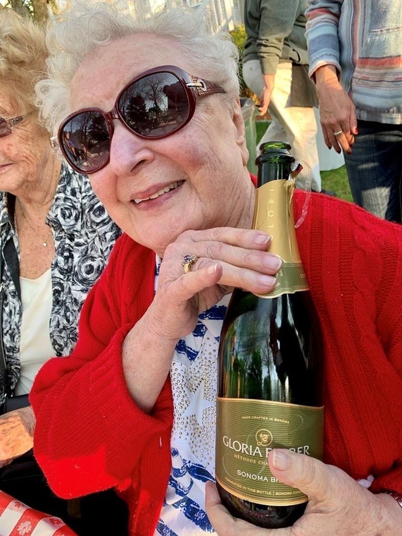 Gloria Jameson pictured in her hometown Gloucester, Massachusetts, last summer. Her family and friends gathered there to celebrate her 90th birthday. 