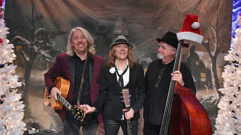 Doug Kees (left to right), Michelle Malone and Robby Handley performing as The Hot Toddies