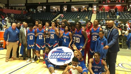 The Westside-Augusta boys won the Class AA championship on March 10 at the Macon Coliseum.