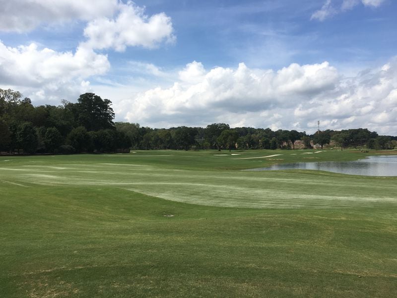 The Bobby Jones Golf Course during a hard hat tour on Sept. 26, 2018. The course is scheduled to re-open Nov. 5, 2018. 
