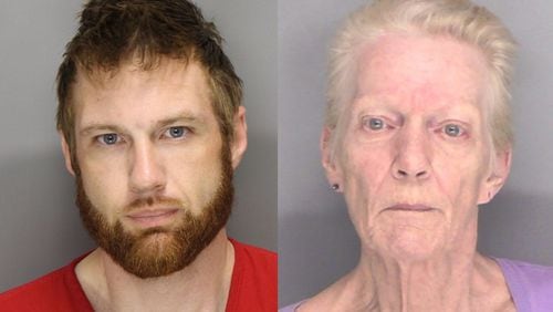 Aaron Jacklin, left, and Dina Jacklin. Credit: Cobb County Sheriff's Office and Douglas County Sheriff's Office