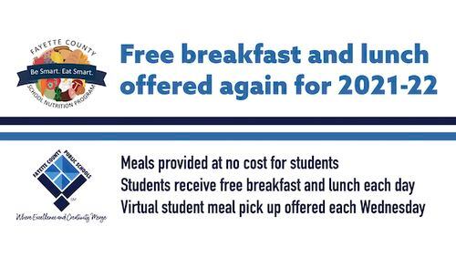 Students do not have to sign up for the federal free meal program, but those who qualify can get extra benefits. Courtesy FCBOE