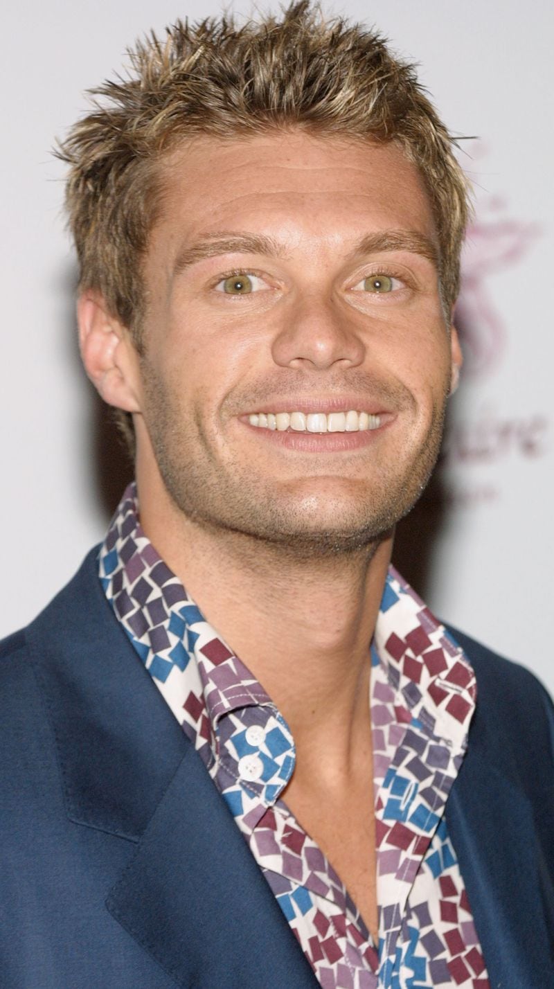  BEVERLY HILLS, CA - OCTOBER 19: Actor Ryan Seacrest attends the Lili Claire Foundation's 5th Annual Benefit "Helping Kids Fly Higher' Auction and Dinner at the Beverly Hilton Hotel on October 19, 2002 in Beverly Hills, California. The Lili Claire Foundation provides critical medical services, family counseling, psychosocial support and education advocacy to children living with neurogenetic birth defects. (Photo by Frederick M. Brown/Getty Images)