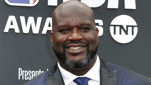 FILE - This June 24, 2019, file photo shows Shaquille O'Neal at the NBA Awards in Santa Monica, Calif. A woman whose car was left stranded along a Florida interstate when her tire blew out got a little unexpected help from former NBA star Shaquille O'Neal, sheriff's officials say. O'Neal, who lives in the Orlando area, was traveling on Interstate 75 near Gainesville on Monday, July 13, 2020, when he saw the woman pull onto the side of the road, the Alachua County Sheriffâs Office said on a Facebook post. He stayed with the woman until deputies arrived at the scene. âHe fist-bumped Deputies Purington and Dillon before going on his way,â the sheriffâs office wrote on Facebook.  (Photo by Richard Shotwell/Invision/AP, File)