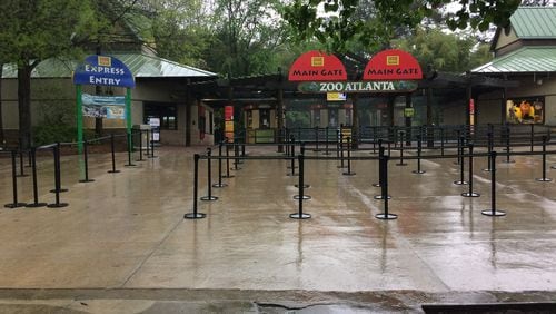 Zoo Atlanta closed at noon Wednesday in “expectation of inclement weather.”
