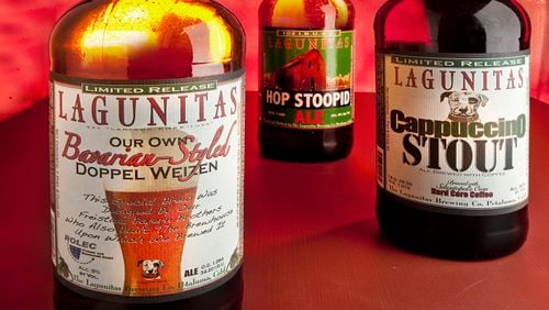 As faithful as the tides, eclipses and sunrises, we have Lagunitas Brewing's 22-ounce bottles. Back in 1995, the Petaluma, California, brewery became one of the first to sell craft beer in large-format bottles. Today it is a standard. But Lagunitas continues to stand out in the 22-ounce crowd. (Bill Hogan/Chicago Tribune/MCT)