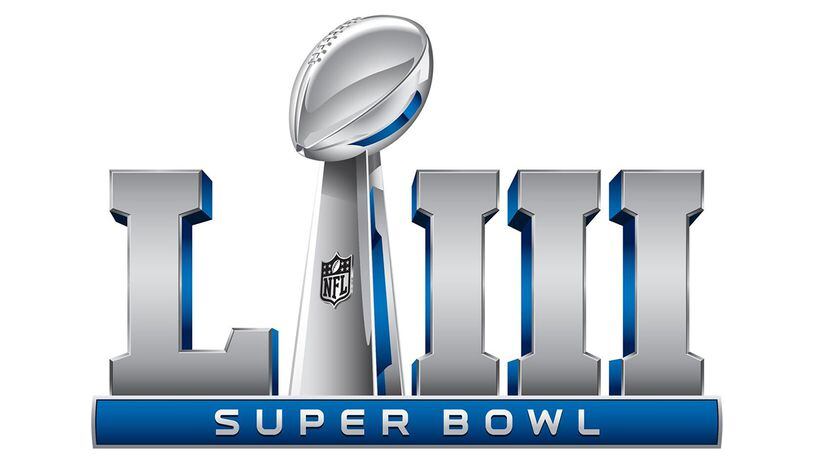 The NFL’s logo for next year’s Super Bowl in Atlanta.