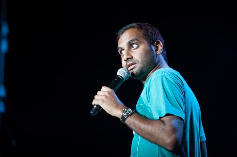Comedian Aziz Ansari, seen here in Atlanta in 2014, returns for two nights at the Fox Theatre. (BRANDEN CAMP/SPECIAL)