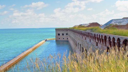 Dry Tortugas National Park features Fort Jefferson, one of the largest 19th-century forts in the country. CONTRIBUTED BY DRY TORTUGAS NATIONAL PARK