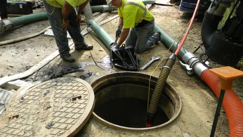 The Municipal Option Sales Tax (MOST), a one-percent sales tax first approved by voters in 2004, has funded $2.3 billion in sewer system improvements resulting in 62% reduction in the number of sewer spills and a 94% reduction in the volume of sewer spills, according to Atlanta’s Department of Watershed. (Photo Courtesy of City of Atlanta Department of Watershed Management)