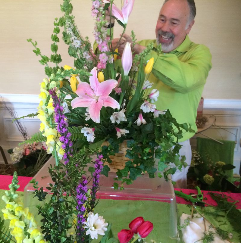 Mike Whittle. You will love him AND his floral arranging skills! Photo: Jennifer Brett