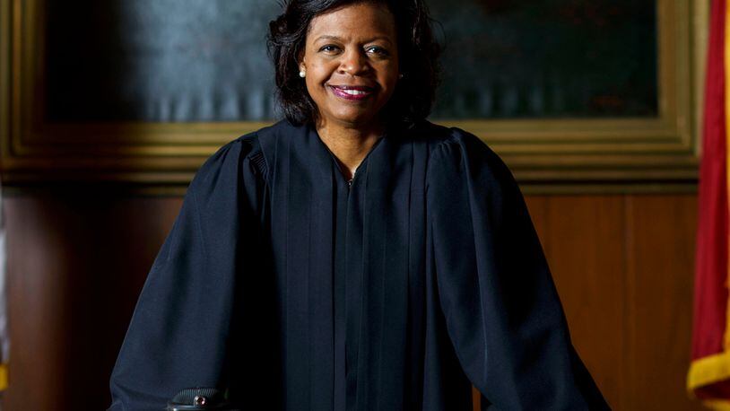Outgoing state Supreme Court Justice Cheri Beasley said the North Carolina high court will remove the portrait of former Chief Justice Thomas Ruffin from its courtroom. Ruffin owned slaves during the 1800s and defended slavery through his court rulings. (Melissa Sue Gerrits/The Fayetteville Observer via AP, File)