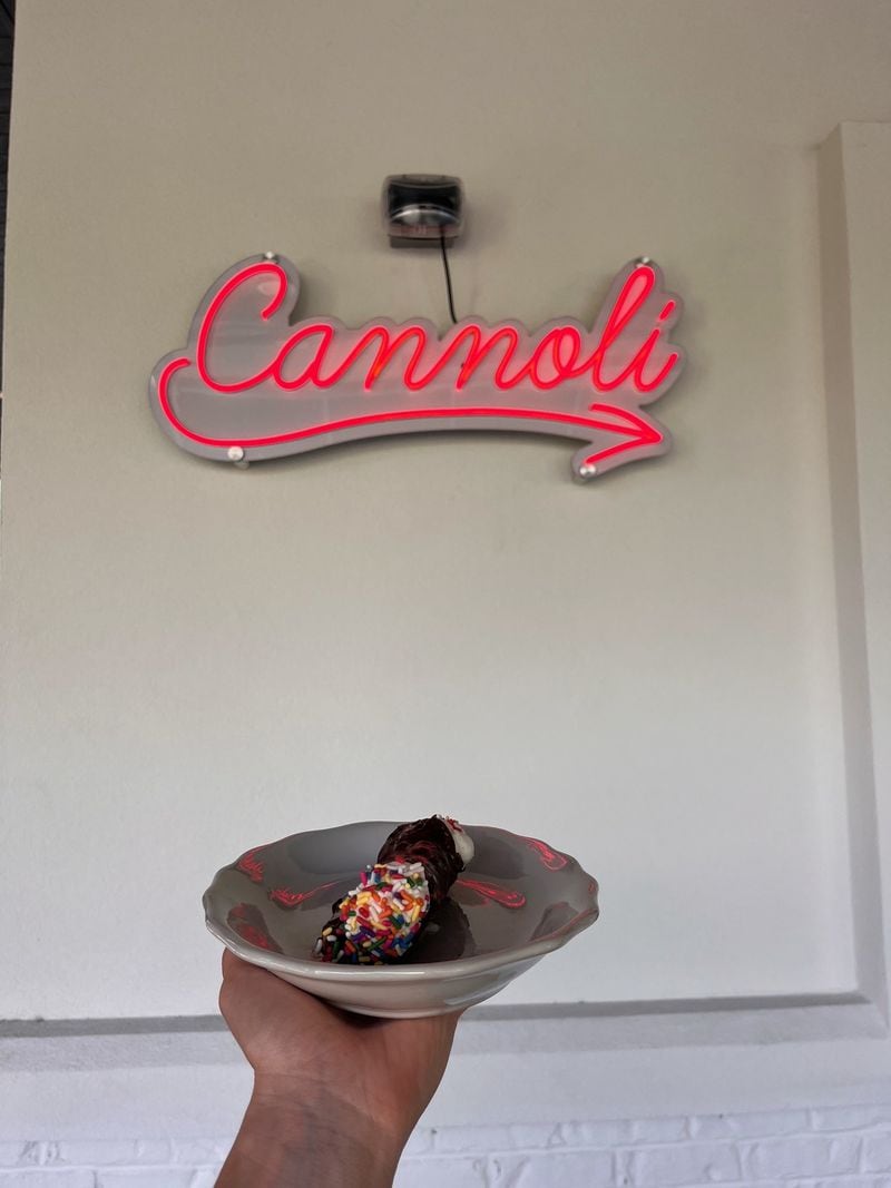 Grana has a to-go window serving cannoli and frozen drinks. / Courtesy of Grana