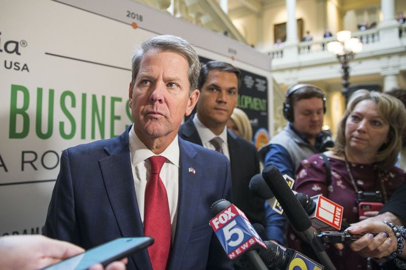 Gov. Brian Kemp is expected to name businesswoman Kelly Loeffler as his choice to fill the U.S. Senate seat that Johnny Isakson is vacating at the end of the year. The governor has scheduled an announcement for 10 a.m. Wednesday. (Alyssa Pointer/Atlanta Journal Constitution)