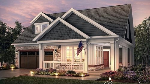 For senior citizens, ages 55 and older, a single-family subdivision of 37 houses will be built by Traton Homes at 1725 Stilesboro Road on 11 acres. (Courtesy of Traton Homes)