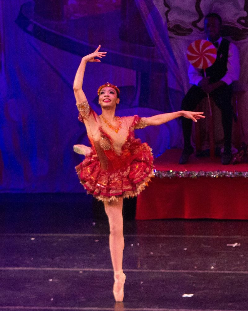Laila Howard in the role of Brown Sugar in Ballethnic Dance Company’s “Urban Nutcracker.” CONTRIBUTED BY KRIS ROBERTS