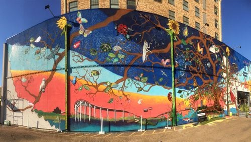The Tree of Life mural is one of several in Lake Charles. CONTRIBUTED BY CANDICE ALEXANDER