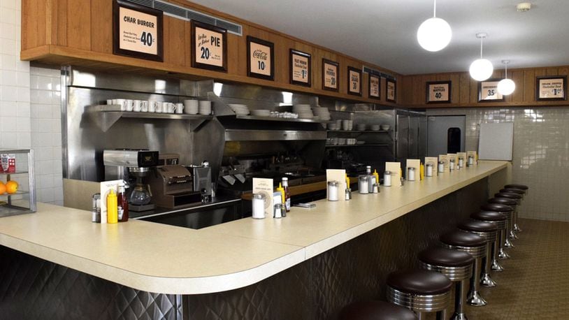 The building that housed the first Waffle House has been restored to look like it did when the restaurant first opened. JANANI P. RAMMOHAN / JANANI.RAMMOHAN@AJC.COM
