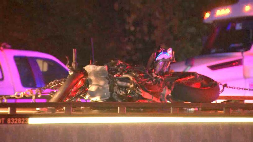 A fatal motorcycle wreck shut down all lanes of I-285 East before Moreland Avenue just before midnight Thursday.
