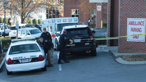 An officer was shot multiple times Thursday in Chattanooga, Tenn. (Credit: Chattanooga Times Free Press)