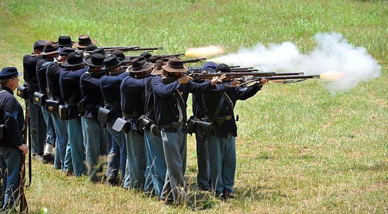 Don't miss the musket-firing demonstration at Kennesaw Mountain National Battlefield Park this Sunday.