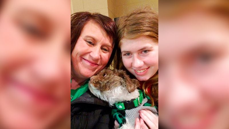 This Friday, Jan. 11, 2019 photo shows Jayme Closs, right, with her aunt, Jennifer Smith in Barron, Wisconsin.