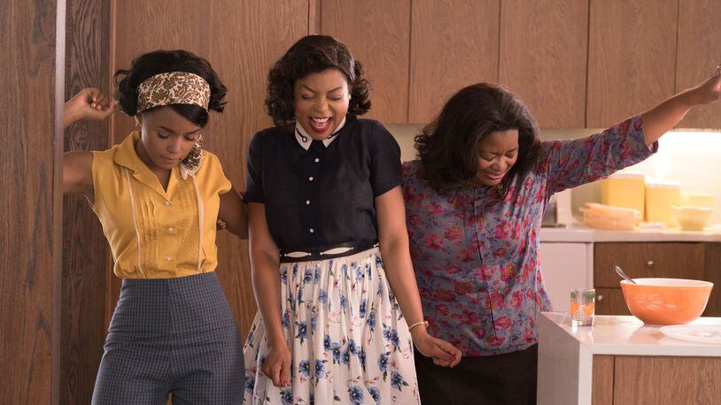 No wonder actresses (l-r) Taraji P. Henson, Octavia Spencer and Janelle Monae are so happy. Nine nominated films shown back-to-back will culminate with their Atlanta-filmed “Hidden Figures” on Day Two of the 2017 version of the annual AMC Best Picture Showcase marathon. Three metro Atlanta area theaters will host the event on Saturday, Feb. 18 and Saturday, Feb. 25. For many people, it’s the best way to catch up on some or all of the nine films nominated for Best Picture before the Academy Awards are handed out on Sunday Feb. 26. The exact run schedule of the films on both days has been released. HANDOUT