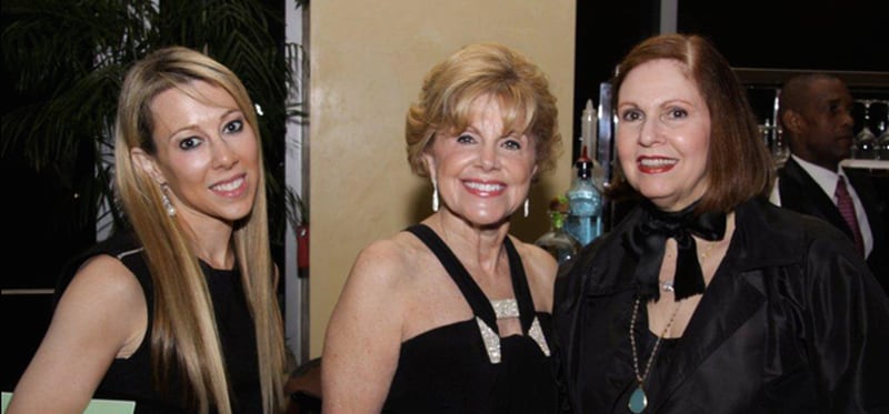 Guests at last year's Candlelight Ball included Martha Jo Katz, far right. Photo: Autism Foundation of Georgia