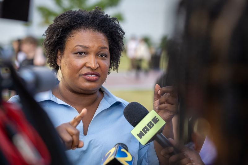 Stacey Abrams, former Democratic nominee for governor, has a new book coming out in May. (Steve Schaefer/The Atlanta Journal-Constitution)