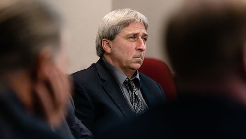 Defendant William "Roddie" Bryan attends a hearing at the Glynn County Superior Court on Oct. 26, 2021, in Brunswick, Georgia, in the trial of the men charged with killing Ahmaud Arbery. Gregory and Travis McMichael and their neighbor, William "Roddie" Bryan are charged with the February 2020 slaying of Arbery, 25. (Elijah Nouvelage/Getty Images/TNS)
