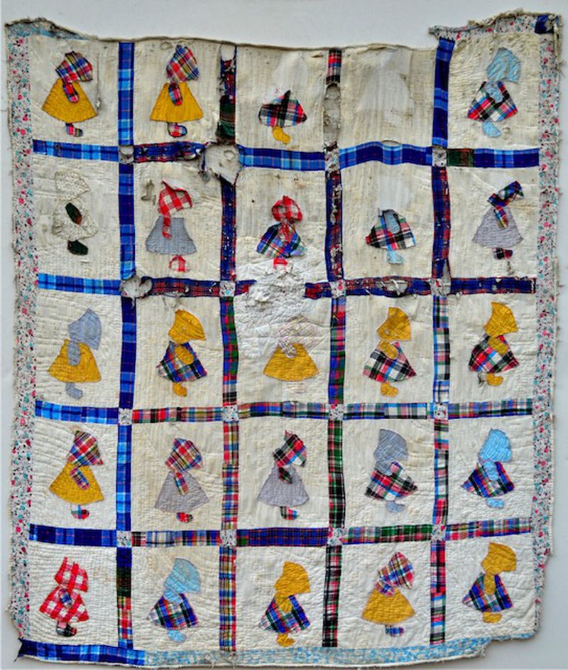 Says Carroll: “I like quilts as a metaphor for our lives. With a quilt, you are connecting existing pieces to create a whole new thing. In our lives, we don’t really get to start over.”